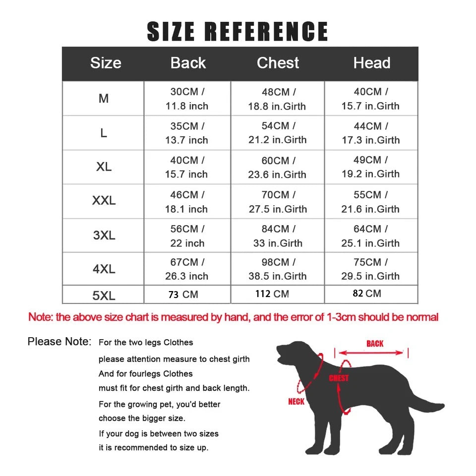 Reflective Waterproof Raincoat Small Medium Large Dog