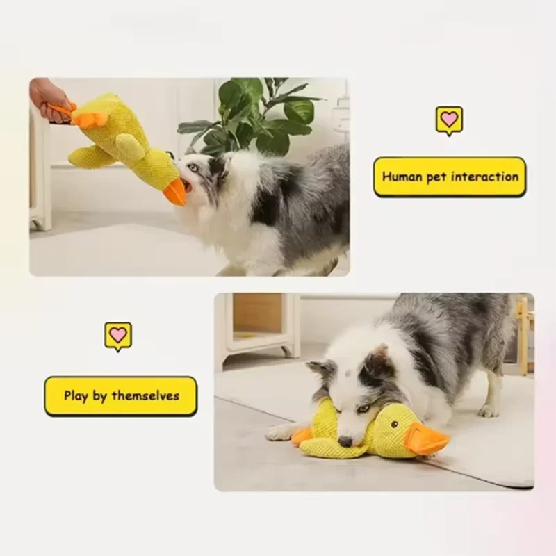 Stomping Duck Large Plush Dog Toy