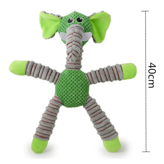 Large Squeaky Animal Soft Plush Dog Chew Toy