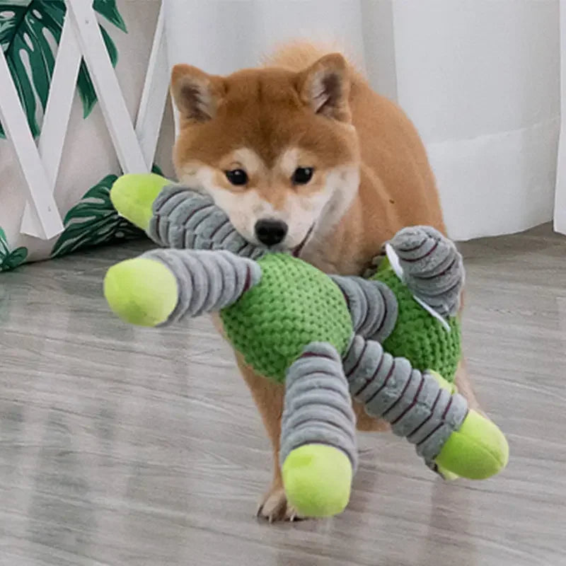 Large Squeaky Animal Soft Plush Dog Chew Toy