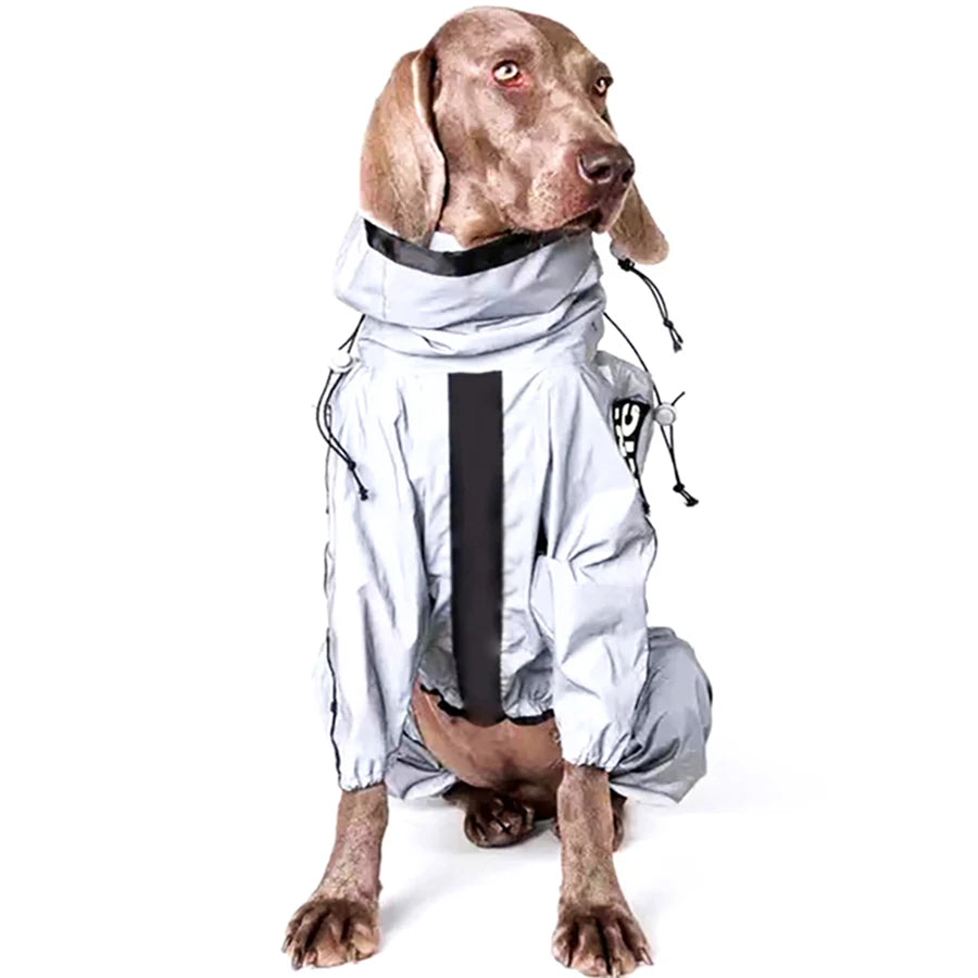 Reflective Waterproof Raincoat Small Medium Large Dog