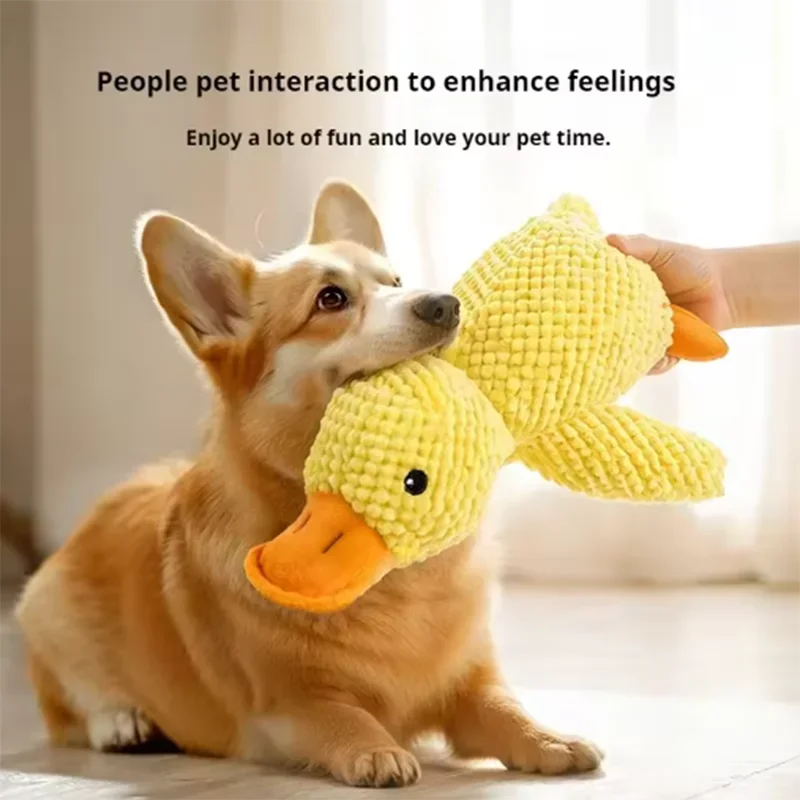 Stomping Duck Large Plush Dog Toy