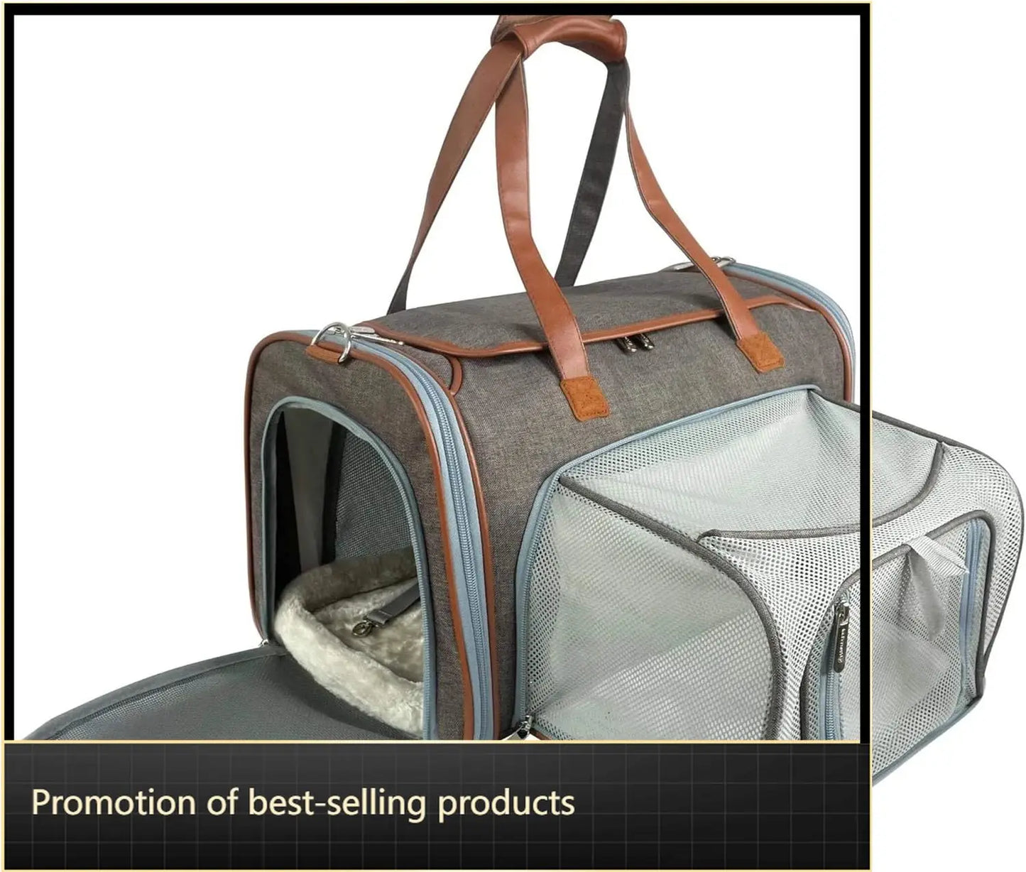 Gold Series Standard Size Airline Compliant Expandable Pet Carrier V3.0