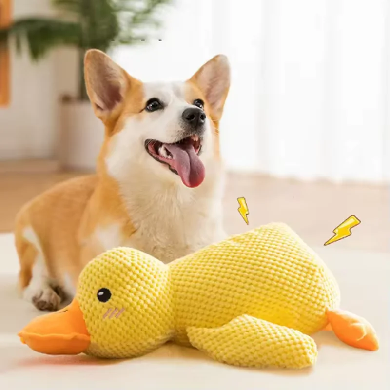 Stomping Duck Large Plush Dog Toy