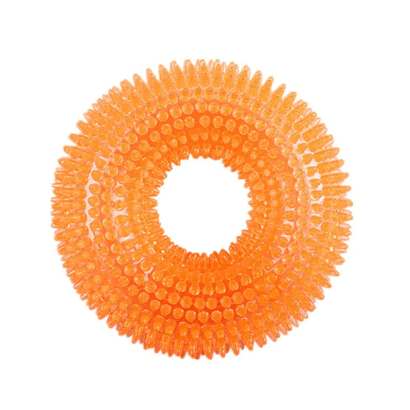 Squeaky Round Chew Dog Toy