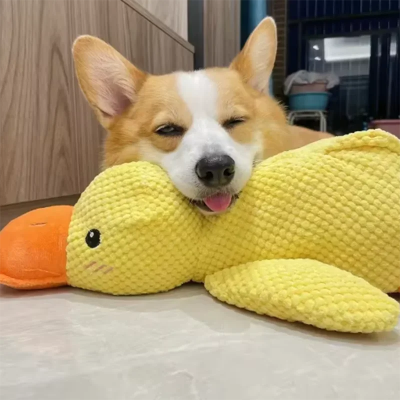 Stomping Duck Large Plush Dog Toy