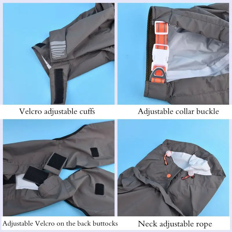 Dog Raincoat For Medium Large Dogs