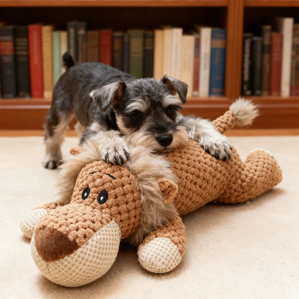 Plush Fleece Squeak Large Dog Toy