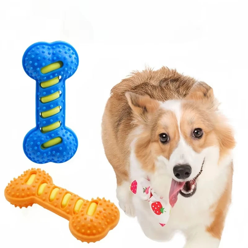 Rubber Chew Bone Dog Toy
