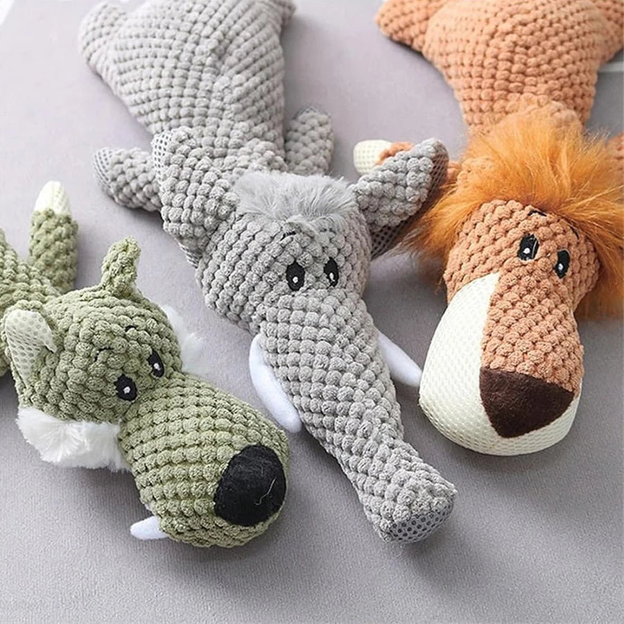 Plush Fleece Squeak Large Dog Toy