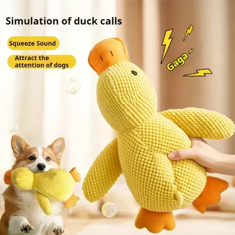 Stomping Duck Large Plush Dog Toy