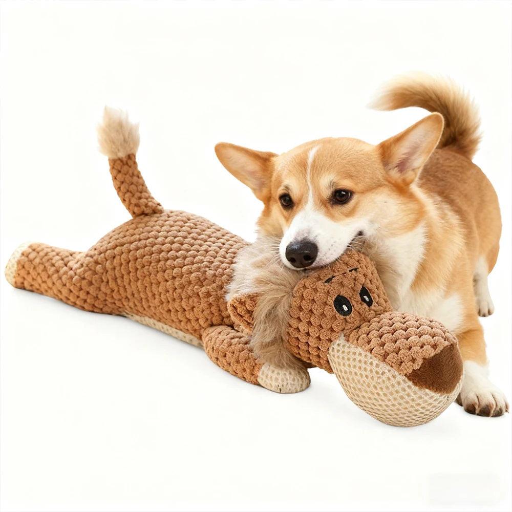 Plush Fleece Squeak Large Dog Toy