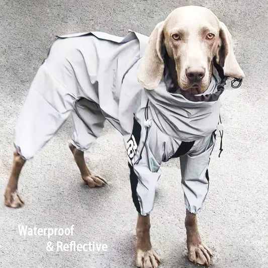 Reflective Waterproof Raincoat Small Medium Large Dog