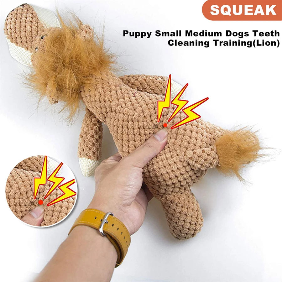 Plush Fleece Squeak Large Dog Toy