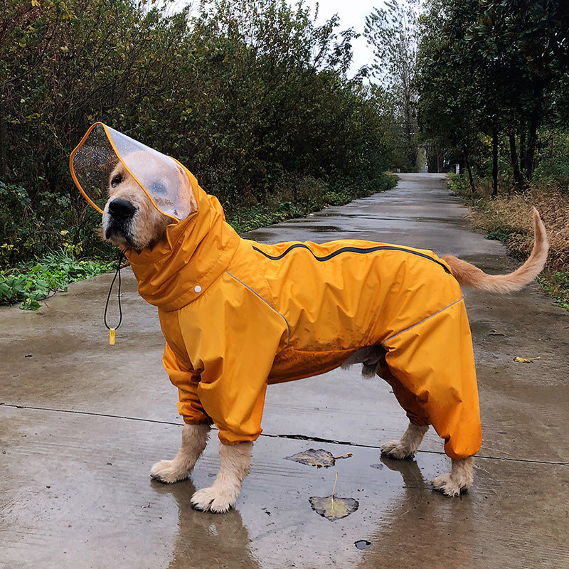 Multicolor Oversized Fashion Raincoat for Dogs