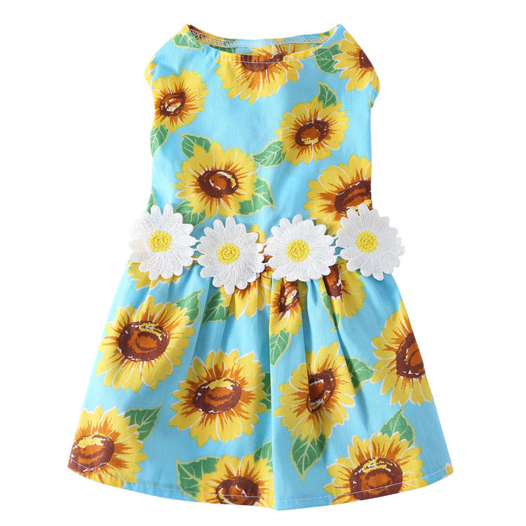 Fashion Simple Print Skirt for Dogs
