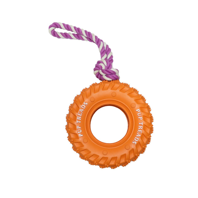 Teeth Cleaning Rubber Tire Toy