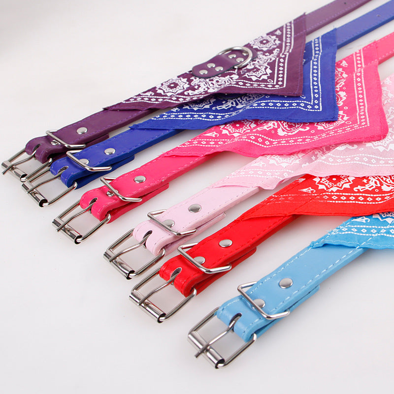 Fashion Print Triangle Saliva Towel