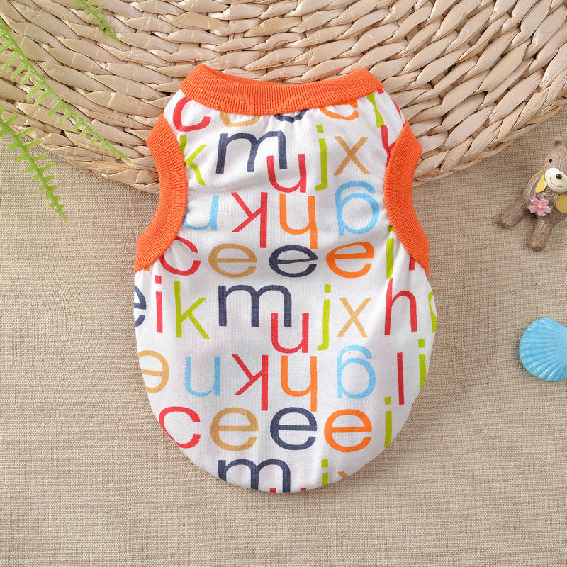 Floral Teddy Vest for Dogs