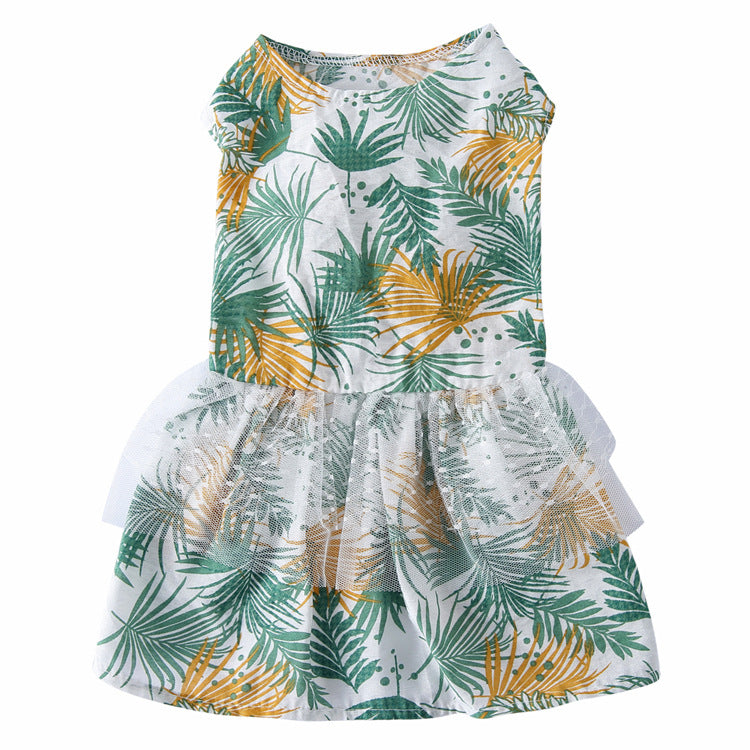 Fashion Simple Print Skirt for Dogs