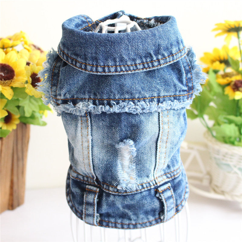 Designer Denim Jacket for Dogs