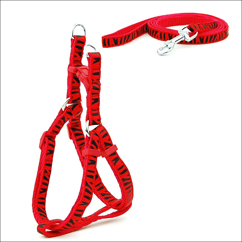 Polka Dot Pet Chest Straps Dog Leash