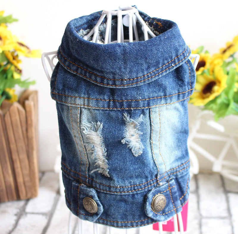 Designer Denim Jacket for Dogs