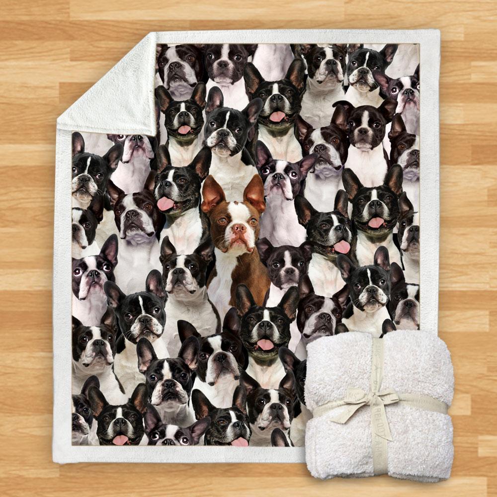 New Fashion Pet Dog Printed Flannel Blanket