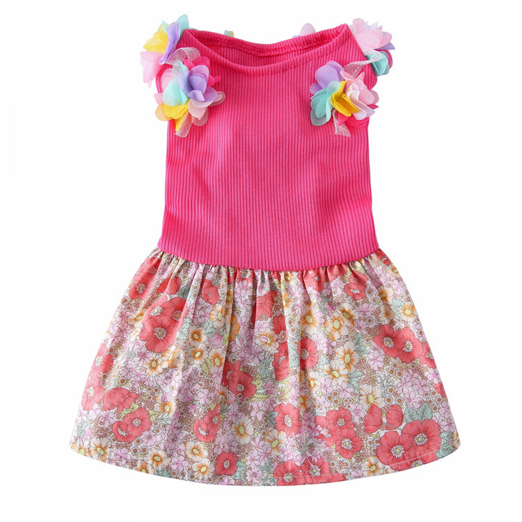 Fashion Simple Print Skirt for Dogs