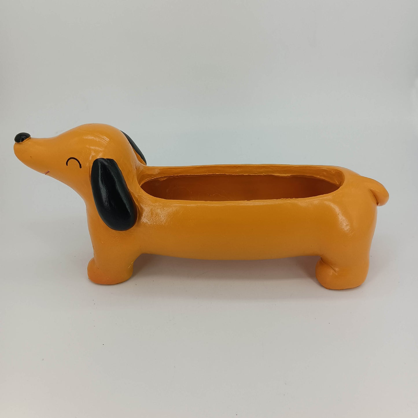 Outdoor Garden Sausage Dog Flowerpot