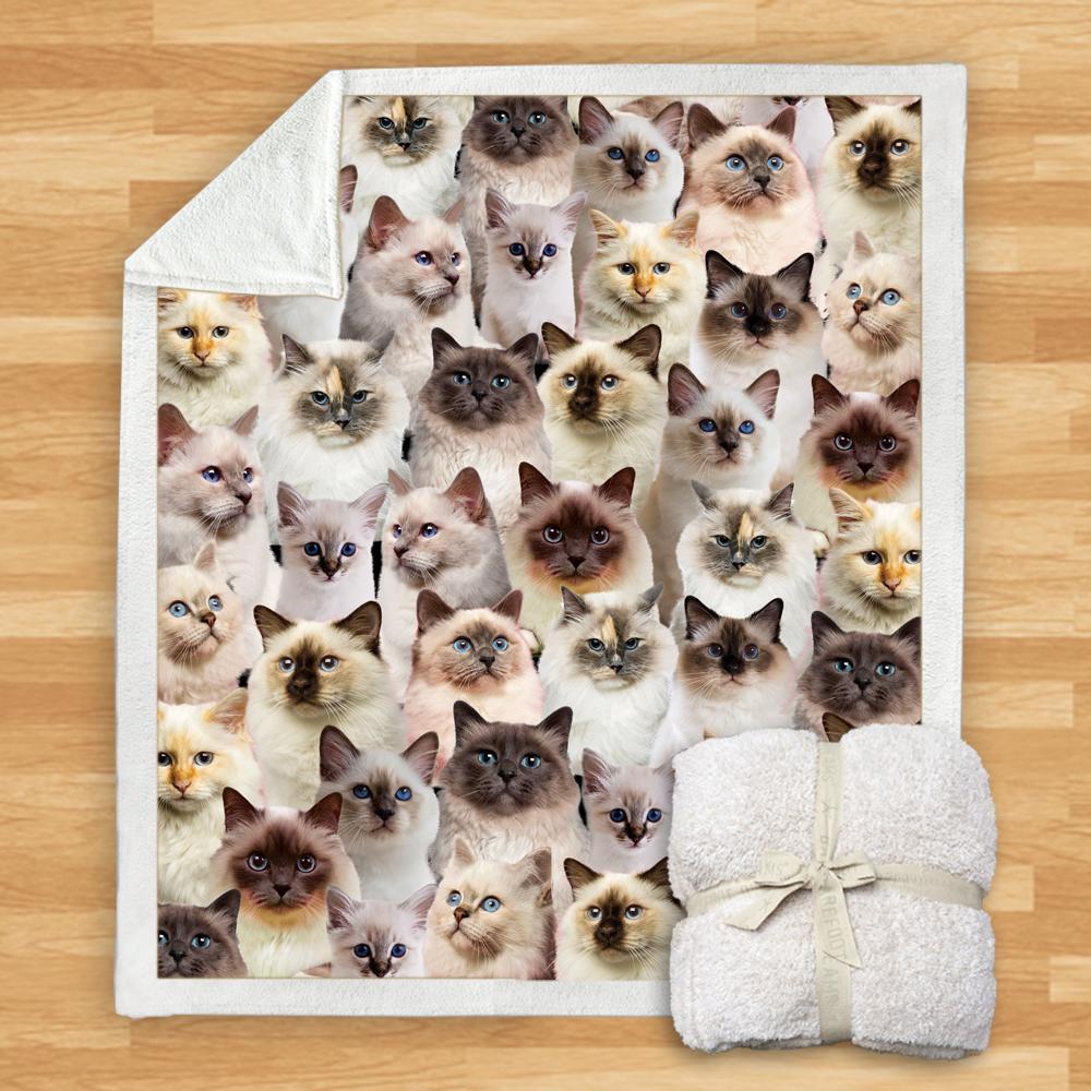 New Fashion Pet Dog Printed Flannel Blanket